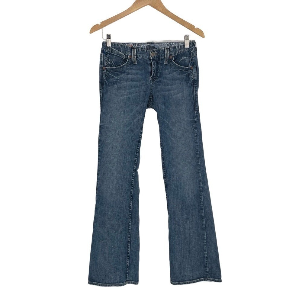 Lucky Brand Vintage Y2K Blue Faded Denim Marcie Bootcut Five Pocket Size 30